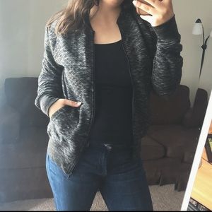 ZARA quilted bomber jacket